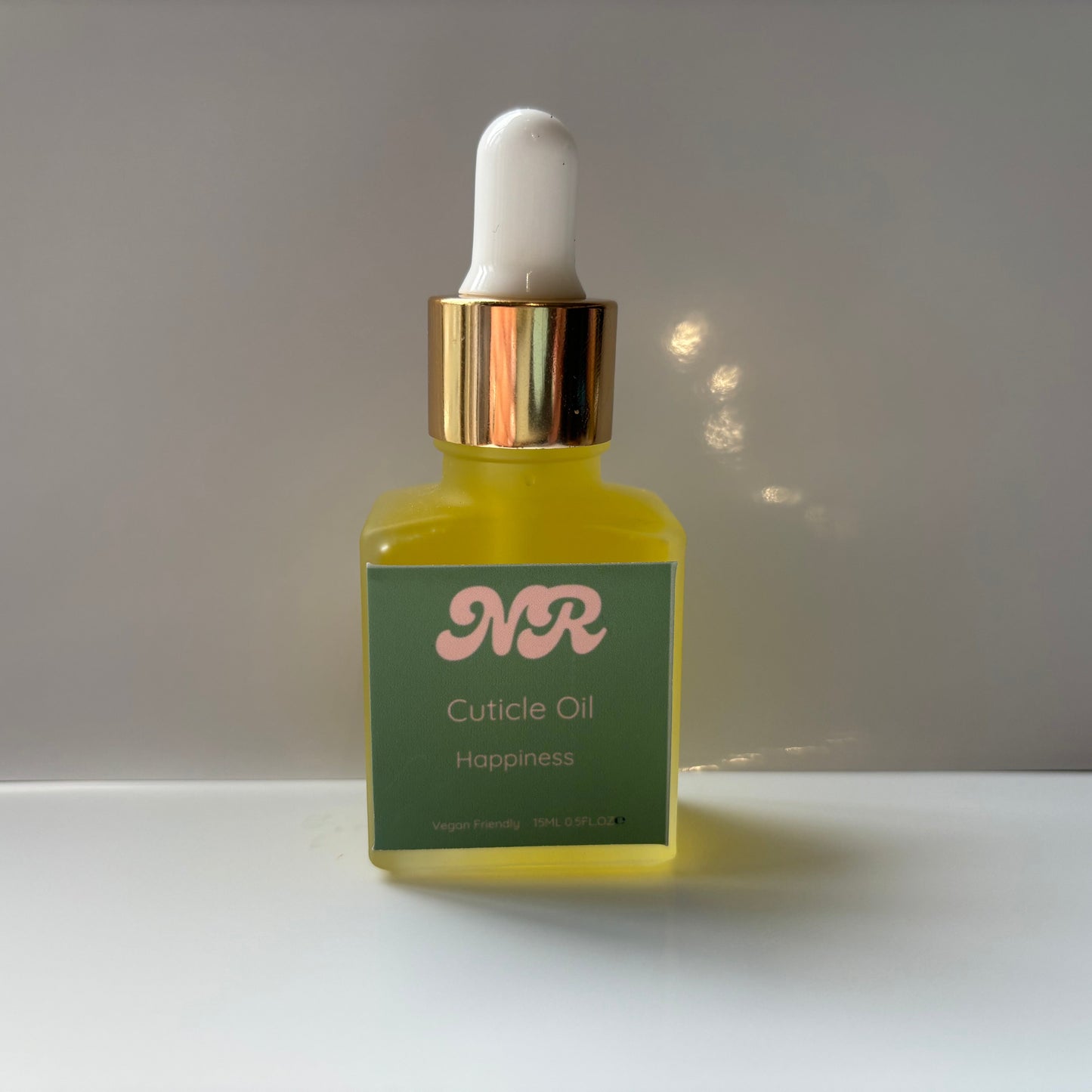 15ml Frosted Desk Oil GOLD LID
