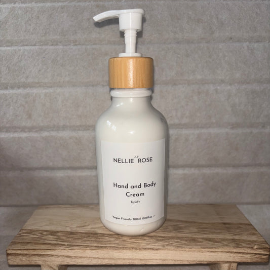 Hand & Body Cream 300ml CLEAR PUMP BOTTLE